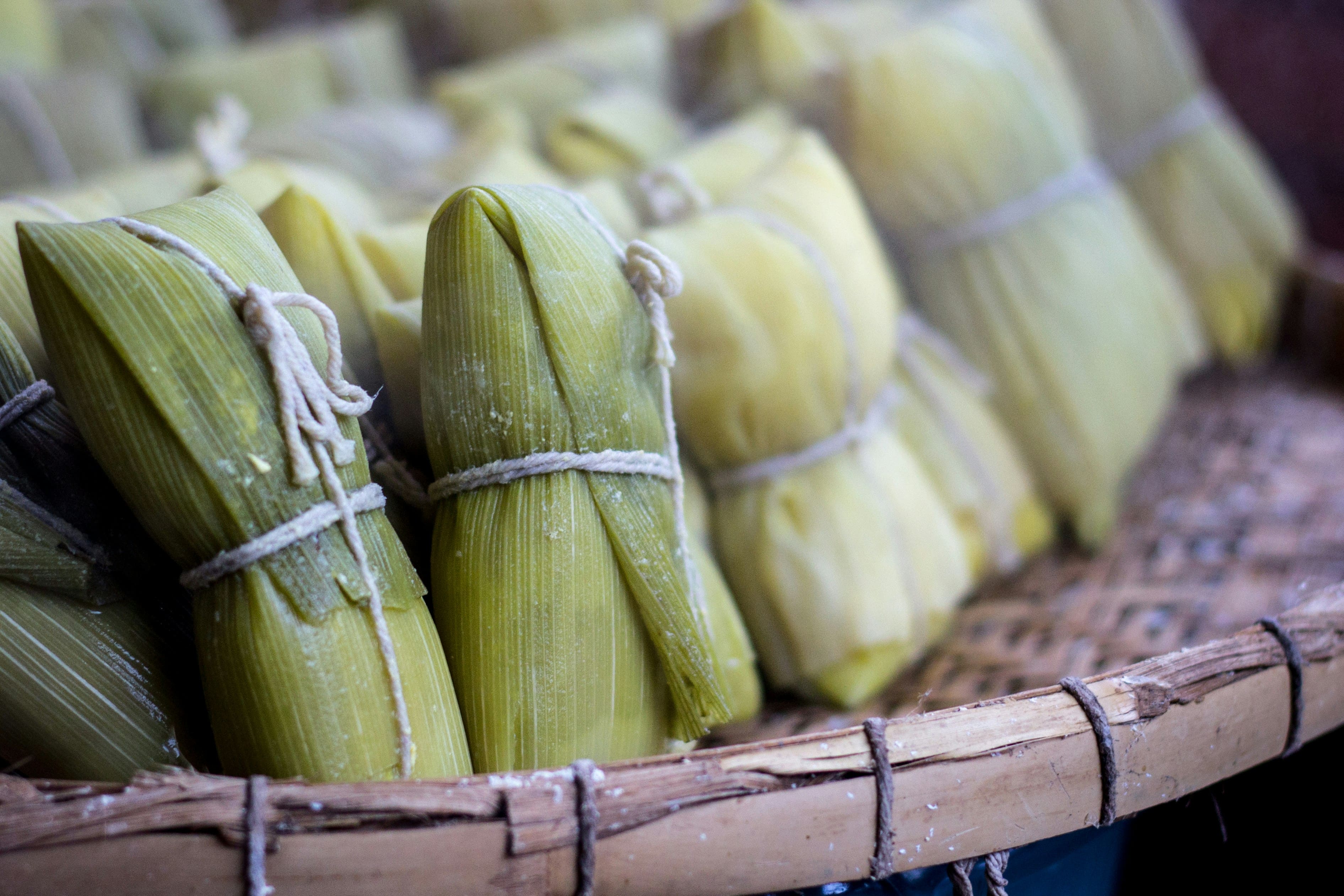 Pasteles en Hoja de Plátano